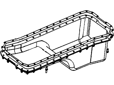 1995 Dodge Ram 3500 Oil Pan - 4762073