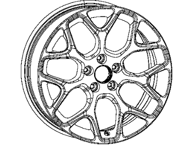 Mopar 1WM48AAAAA Wheel Rim