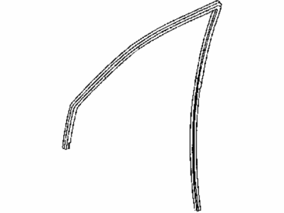 2004 Dodge Dakota Weather Strip - 55256710AG