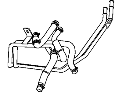 Mopar 5005391AA Hose-Heater Supply W/AUX. Heater