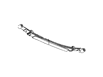 Mopar 52855133AE Rear Leaf Spring