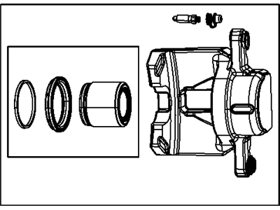 Mopar 5142556AB CALIPER-Disc Brake