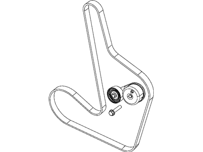 Mopar 4891875AA Belt-SERPENTINE