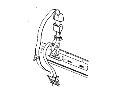2003 Dodge Ram 1500 Seat Belt - YH441DVAA