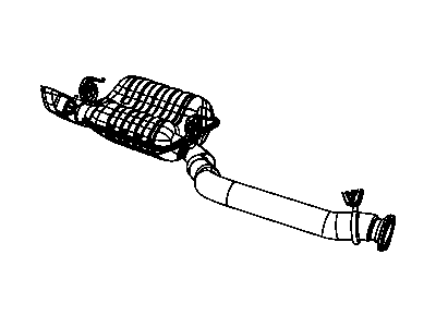 Mopar 4578913AC Pipe-TAILPIPE