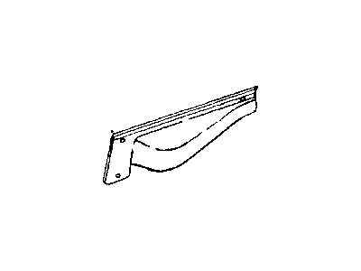 Mopar 55214814 Panel-Cargo Door Header Trim