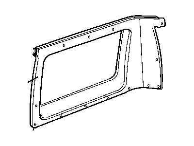 Mopar 5GD43RC3AA Panel-Side Trim