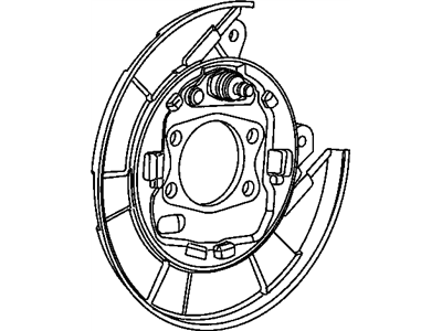 Mopar 5191220AA Plate-Brake Backing