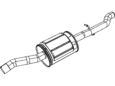 Mopar 68030987AB Resonator-Exhaust