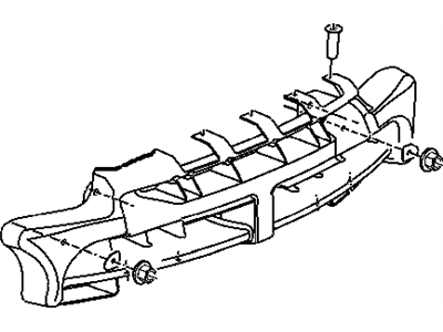 Mopar 5029208AA Beam-Front Bumper