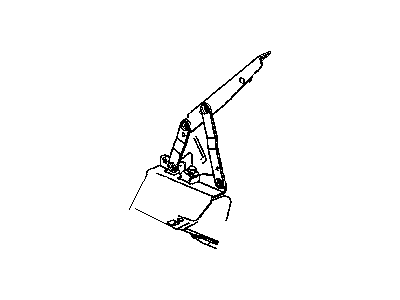 Mopar 55369115AD Hood Hinge