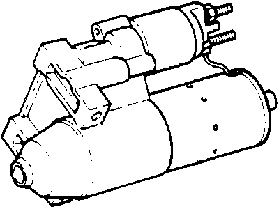 Mopar 4796981 Starter, 4.0 Eng.