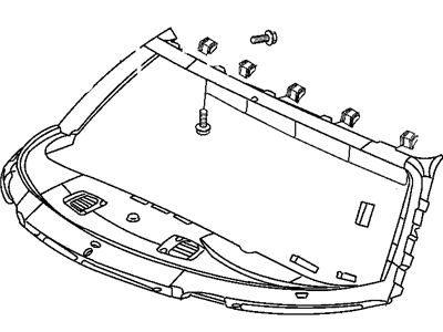 Mopar 4897573AA Windshield-Shipping Assembly - 05 Lite