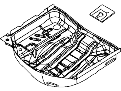 Mopar 4780793AF Pan-Rear Floor