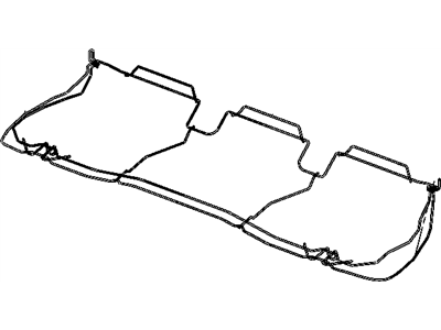 Mopar 5139648AA Frame-Rear Seat Cushion