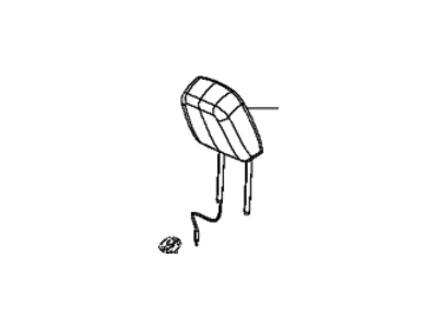 Mopar 5SC531D2AH HEADREST-Second Row