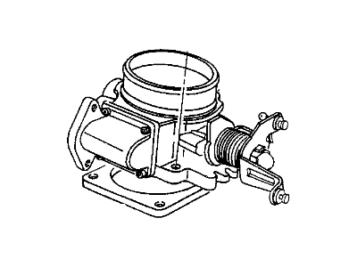 2002 Jeep Grand Cherokee Throttle Body - 53013290AA