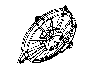 Mopar 68038243AA ISOLATOR-Fan Module