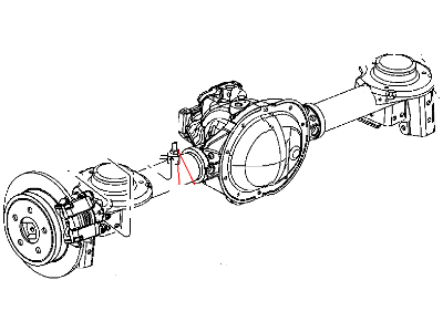 2007 Jeep Liberty Brake Line - 52129260AB