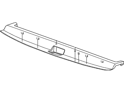 Mopar 5HN12BD1AF Molding-LIFTGATE SCUFF