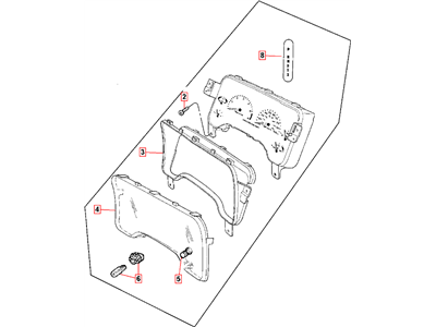 Mopar 56021655AD Cluster