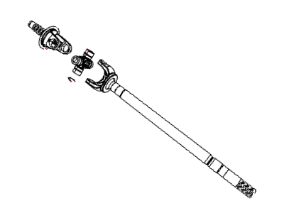 Mopar 68055221AA Axle Shaft Left