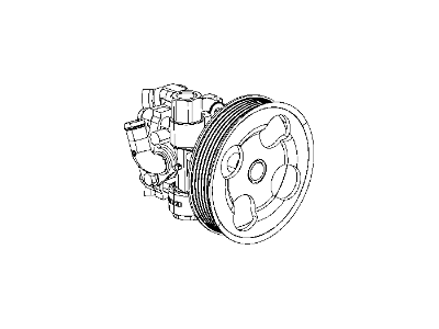 2012 Dodge Journey Power Steering Pump - 68067885AB