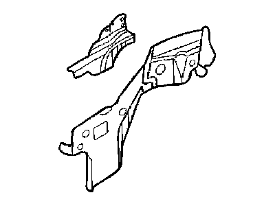 Mopar 4724475AF REINFMNT-Front Side Rail