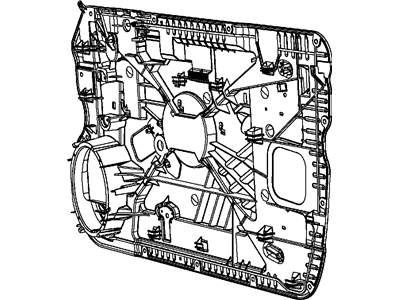 68044848AB Mopar Carrier Plate Panel Illustration 1 of 1