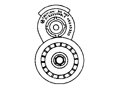 1994 Dodge Viper Belt Tensioner - 4626444
