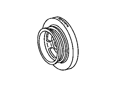 2004 Dodge Sprinter 3500 Crankshaft Pulley - 5103972AA