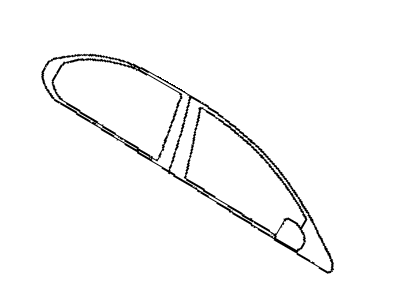 Mopar 4805401AA NAMEPLATE-Rear Door