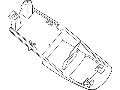 Mopar 55365119AC RETAINER-Overhead Console