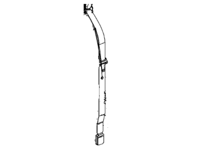 Mopar ZV721TUAC 2Nd Rear Outer Seat Belt