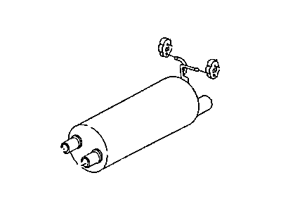 Mopar 52019346AB Exhaust Muffler