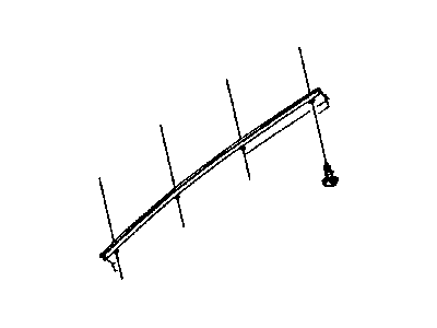 Mopar 4786212 RETAINER-WEATHERSTRIP