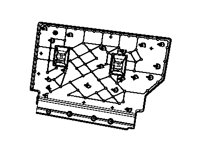 Mopar 68033997AA Panel-Rear Seat Back