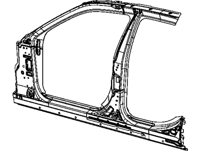 Mopar 68127981AH REINFMNT-Body Side Aperture Front