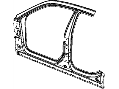 Mopar 68127973AG Panel-Body Side Aperture Outer