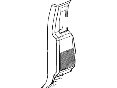 Mopar 5HP52XDHAA Panel-C Pillar