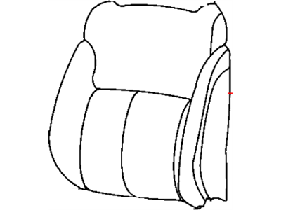 Mopar YJ421L5AA Front Seat Back Cover