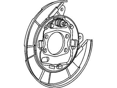 Mopar 5191219AB Plate-Rear Drum Brake