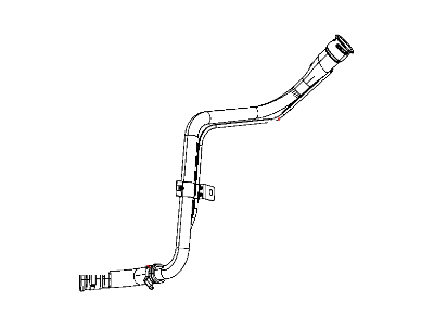 2010 Chrysler Sebring Fuel Filler Neck - 5085377AC