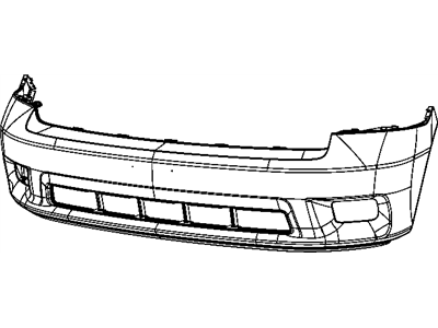 Mopar 1JS52TZZAA Front Bumper Cover