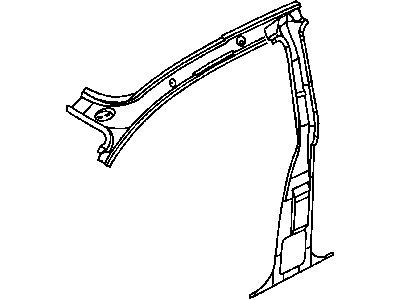 Mopar 4883760AA Panel-Body Side Aperture Inner