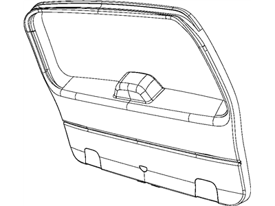 Mopar 1BU30XDVAC Panel-LIFTGATE