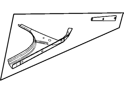 Mopar 4878721AD Bracket-Quarter Outer Panel Drain R