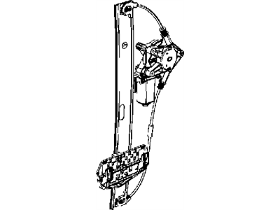 Jeep Wrangler Window Regulator - 68018025AA