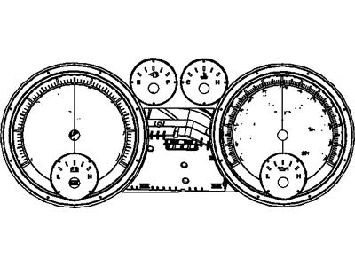 Mopar 68057649AA Mask-Instrument Cluster