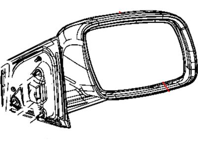 Mopar 1CE291SCAD Mirror-Outside Rearview